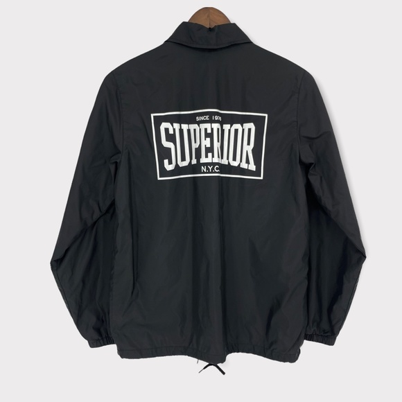 Moussy Black Superior‎ Nylon Bomber Jacket OS - Picture 1 of 7